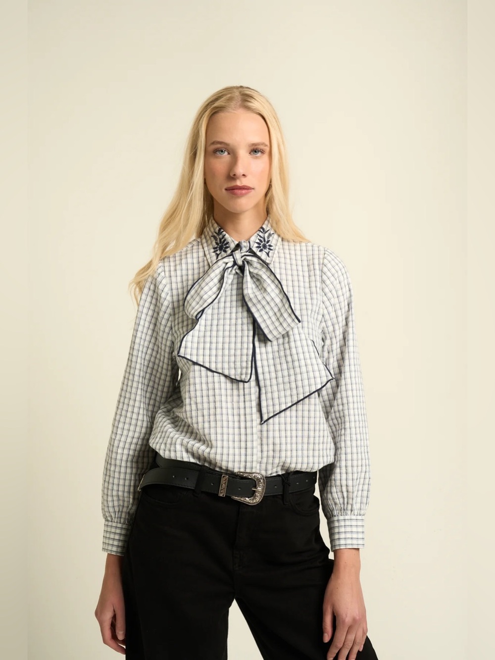 Sonmer Lily Blouse navy